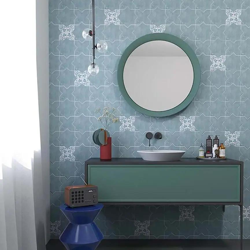 Pistachio Green 5x5 Matte Cross Ceramic Tile (27 pack, 5.37 sq ft/case) by Apollo Tile