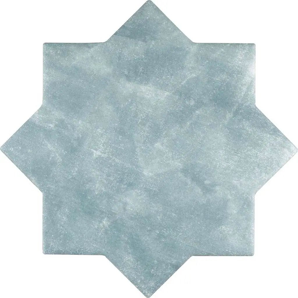 Pistachio Green 5x5 Matte Star Ceramic Tile (27 pack, 5.37 sq ft/case) by Apollo Tile