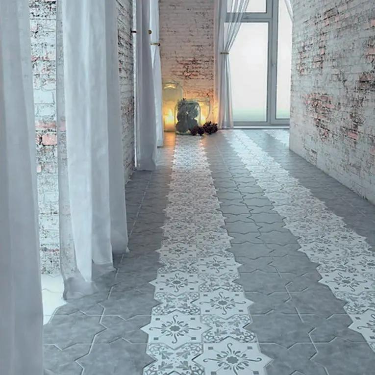 Light Grey 5x5 Matte Cross Ceramic Tile (27 pack, 5.37 sq ft/case) by Apollo Tile