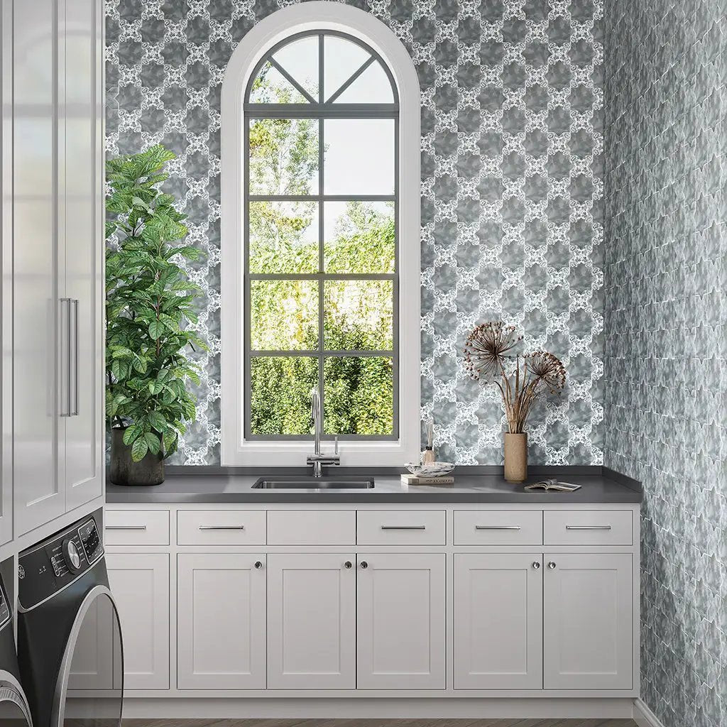 Pistachio Green 5x5 Matte Star Ceramic Tile (27 pack, 5.37 sq ft/case) by Apollo Tile