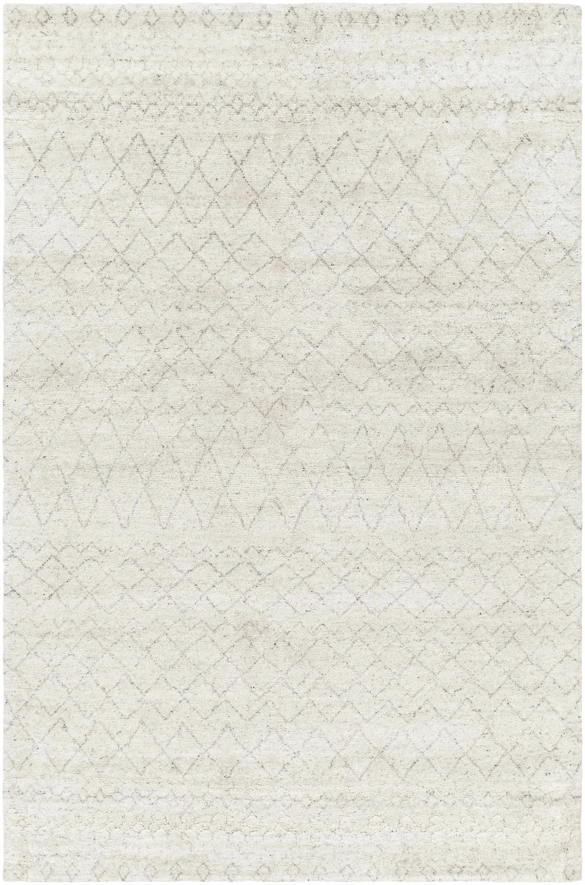 Mozon Handmade Faux Silk Area Rug - Clearance by Boutique Rugs