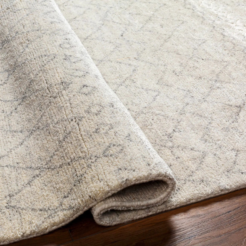 Mozon Handmade Faux Silk Area Rug - Clearance by Boutique Rugs