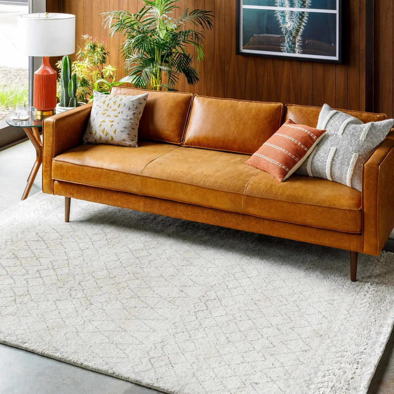 Mozon Handmade Faux Silk Area Rug - Clearance by Boutique Rugs