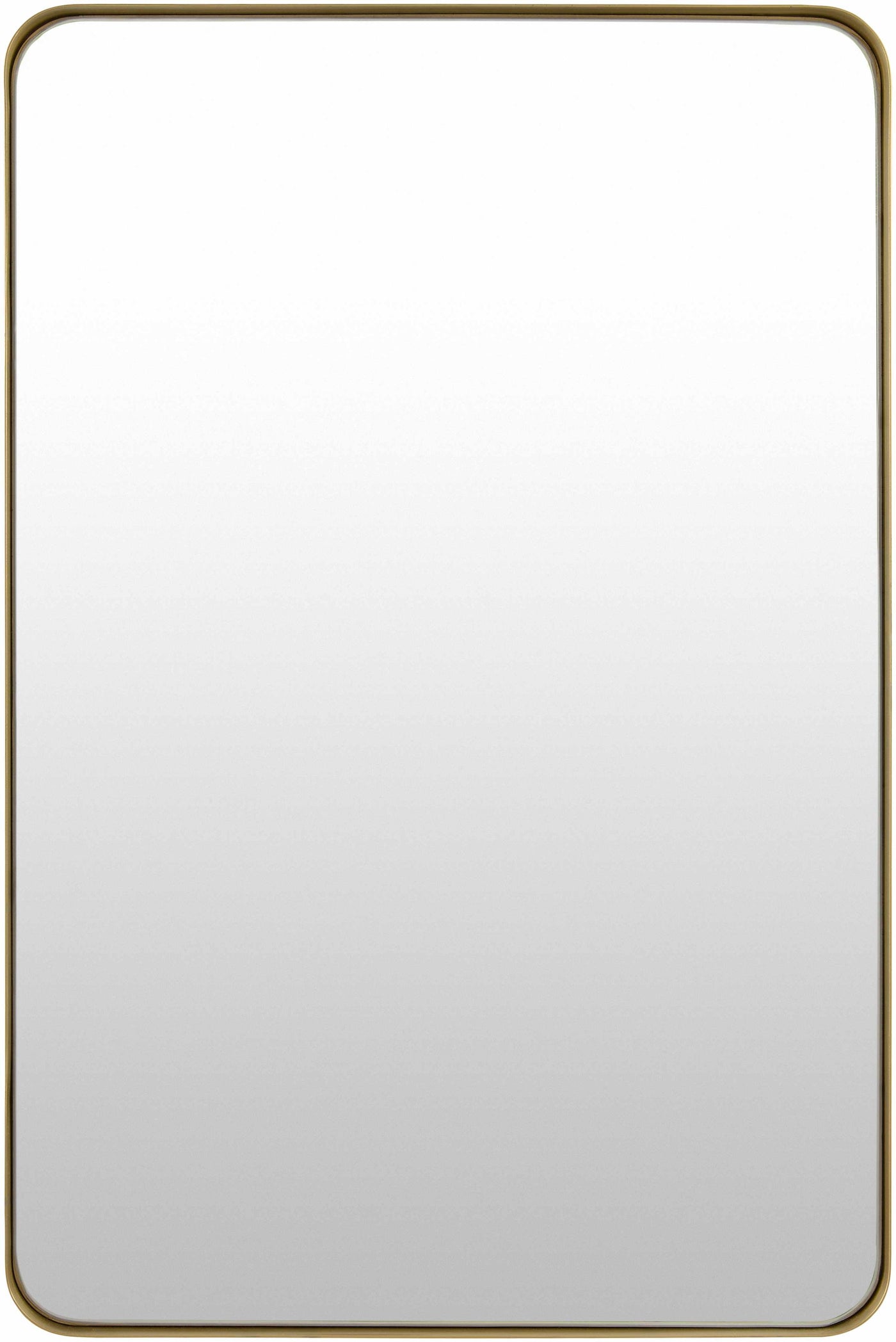 Tubii Gold Mirror with Iron Base by Boutique Rugs