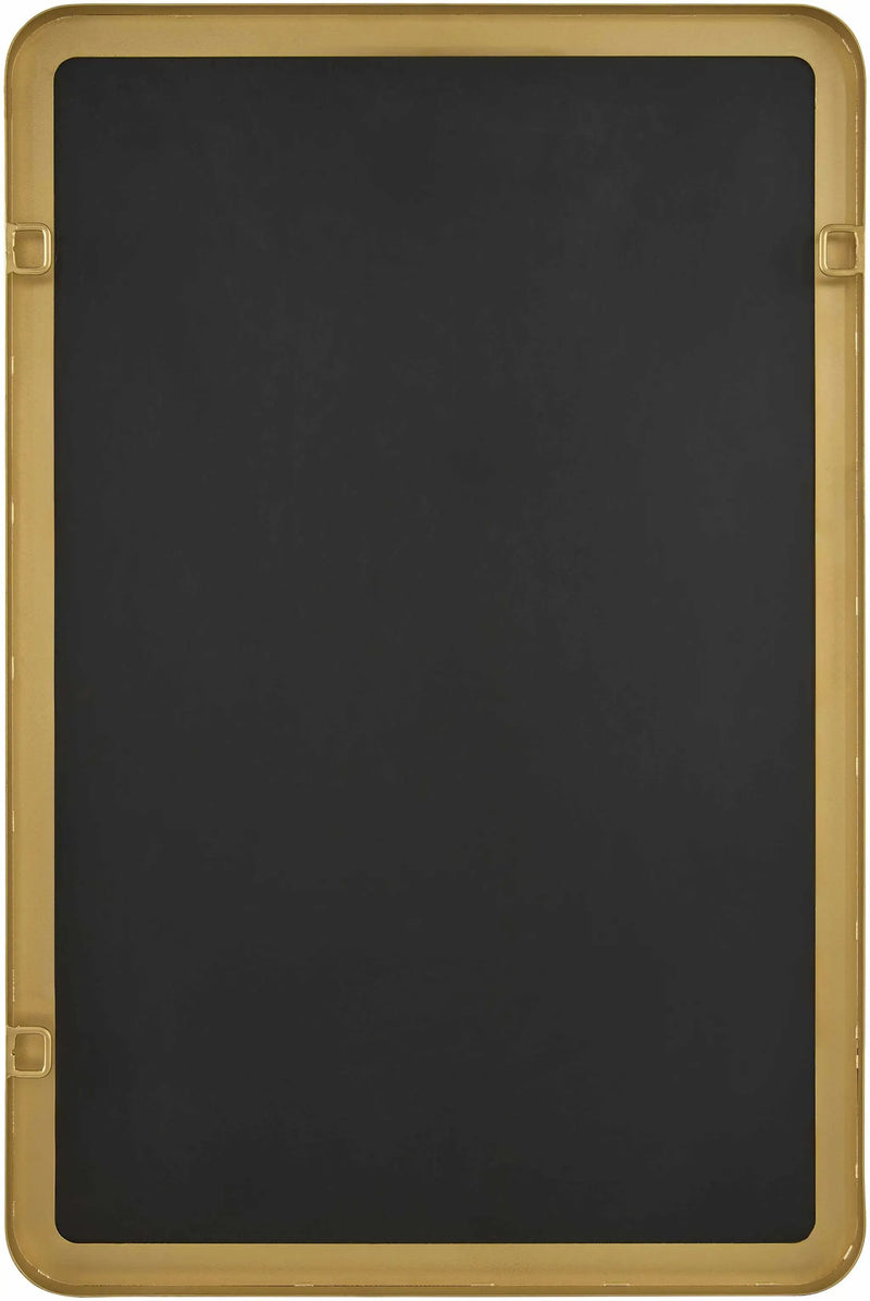 Tubii Gold Mirror with Iron Base by Boutique Rugs