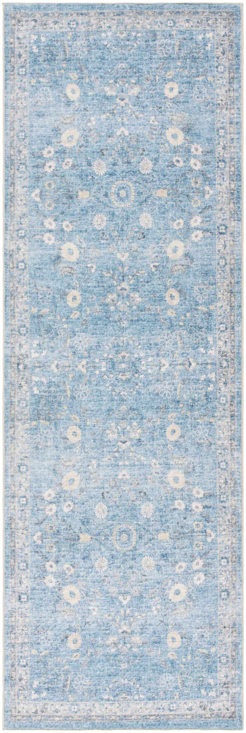Meyly Blue Washable Area Rug by Boutique Rugs