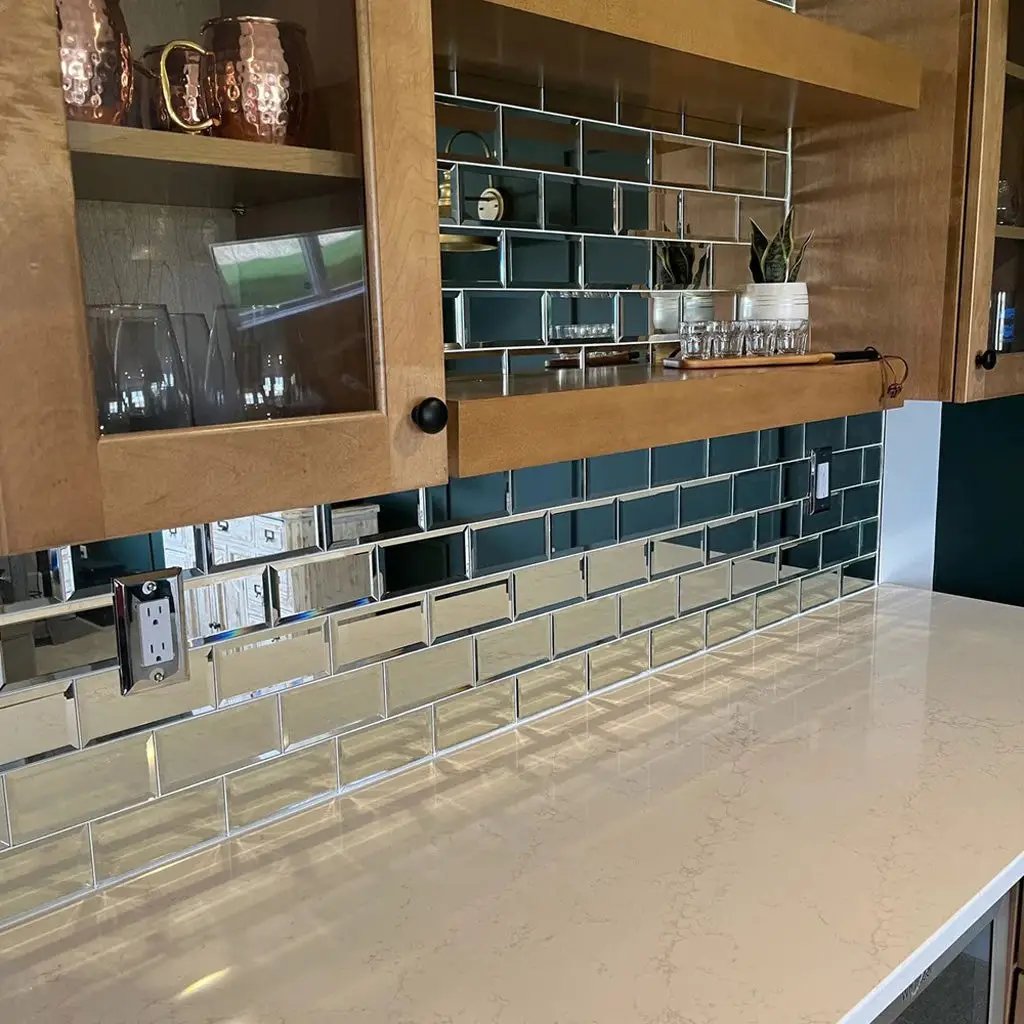 Clear Glass 3x12 Polished Glass Subway Tile (20 pack, 5 sq ft/case) by Apollo Tile