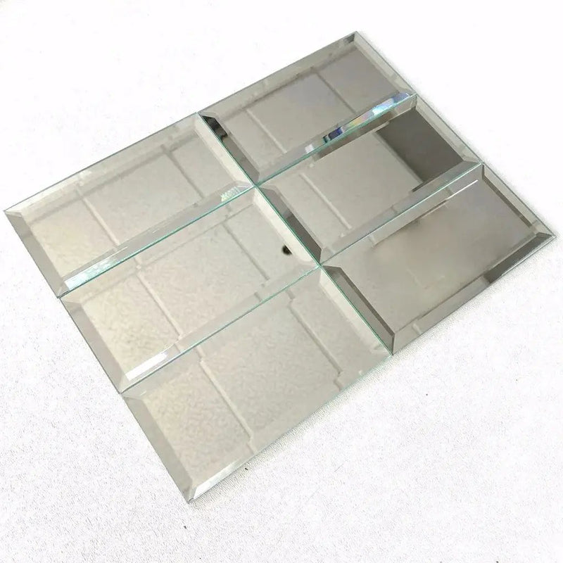 Clear Glass 3x6 Polished Glass Subway Tile (40 pack, 5 sq ft/case) by Apollo Tile