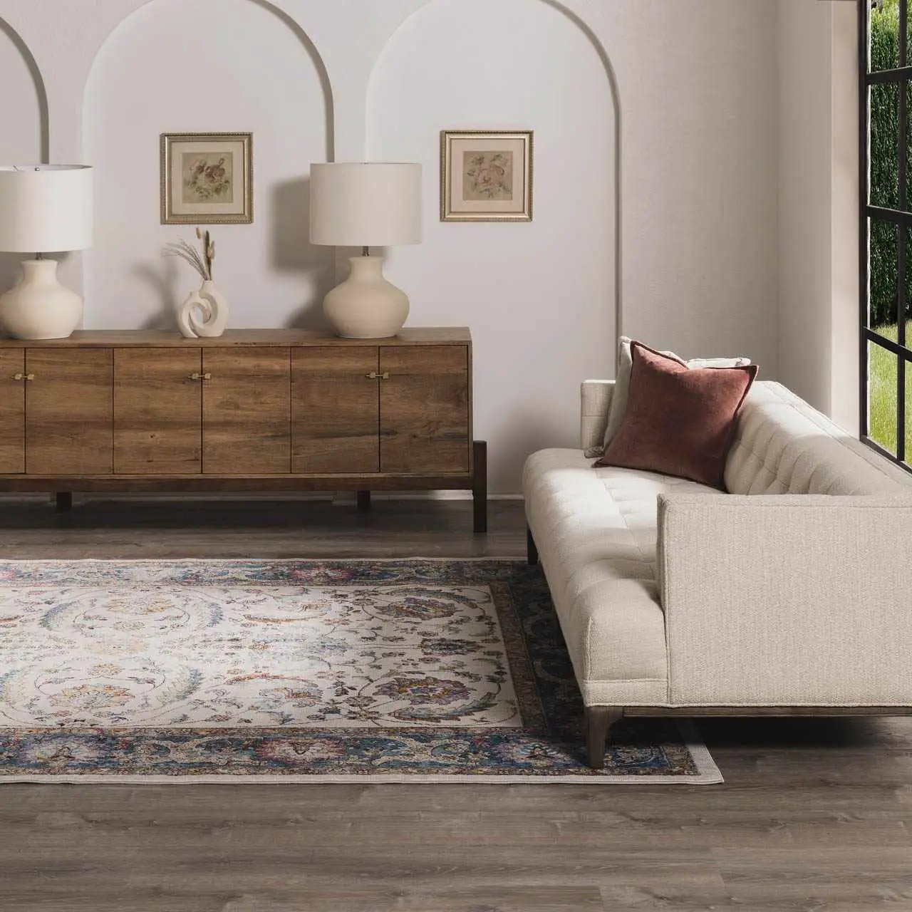 Mardina Colorful Area Rug - Clearance by Boutique Rugs