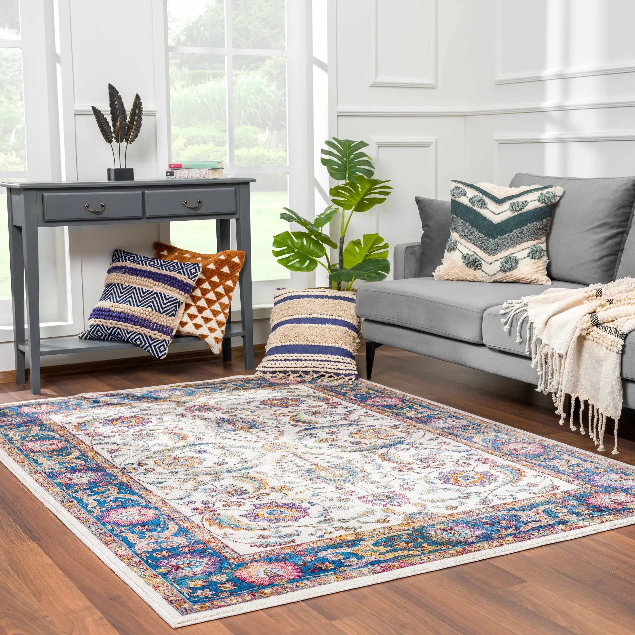 Mardina Colorful Area Rug - Clearance by Boutique Rugs