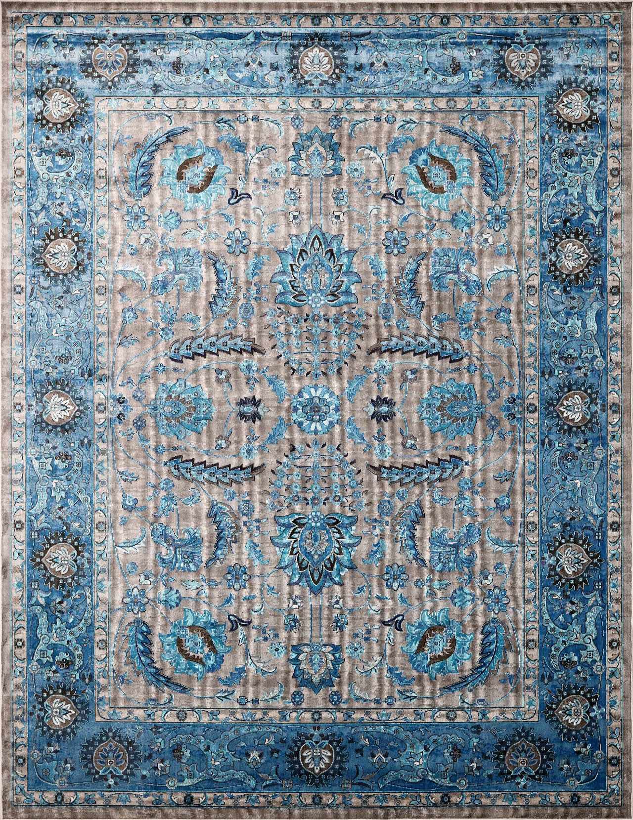 Mardina Turquoise Area Rug - Clearance by Boutique Rugs