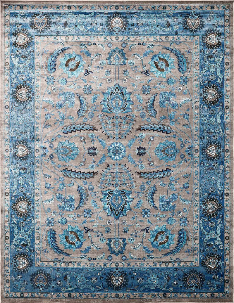 Mardina Turquoise Area Rug - Clearance by Boutique Rugs
