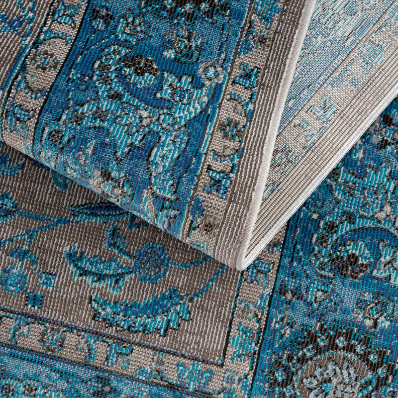 Mardina Turquoise Area Rug - Clearance by Boutique Rugs