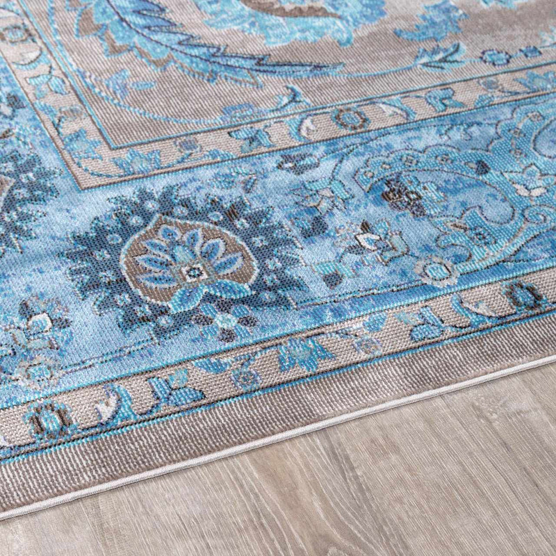 Mardina Turquoise Area Rug - Clearance by Boutique Rugs