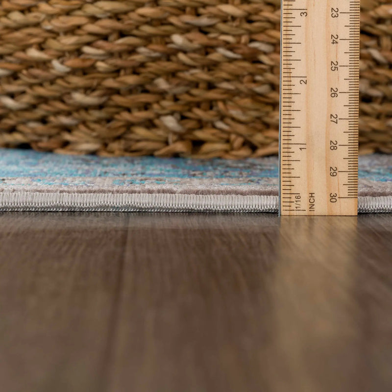 Mardina Turquoise Area Rug - Clearance by Boutique Rugs