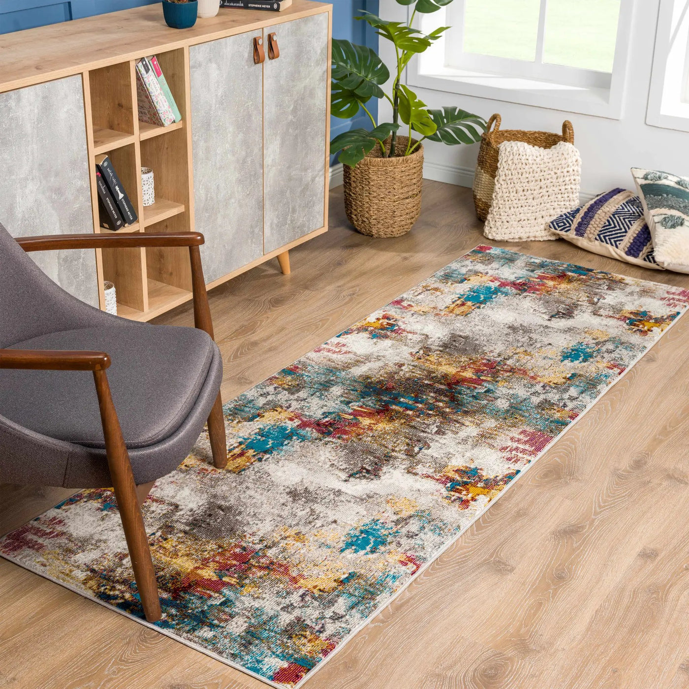 Mardin Abstract Area Rug - Clearance by Boutique Rugs