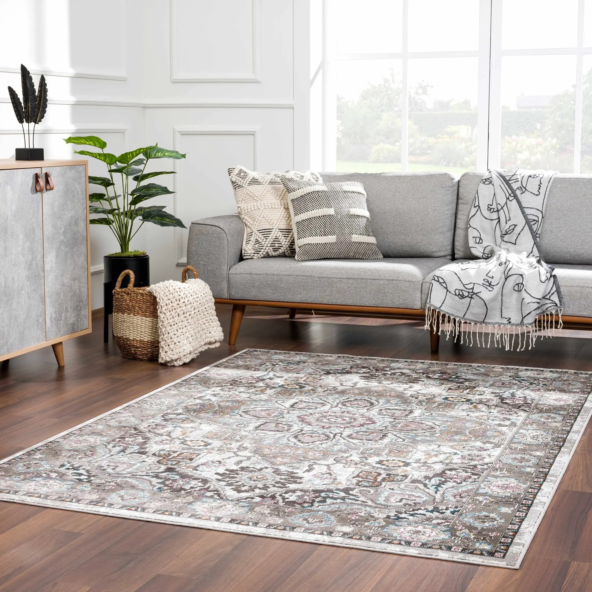 Mardin Brown Area Rug - Clearance by Boutique Rugs