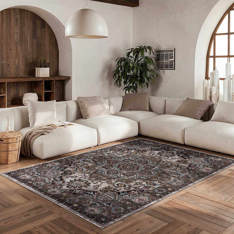 Mardin Brown Area Rug - Clearance by Boutique Rugs