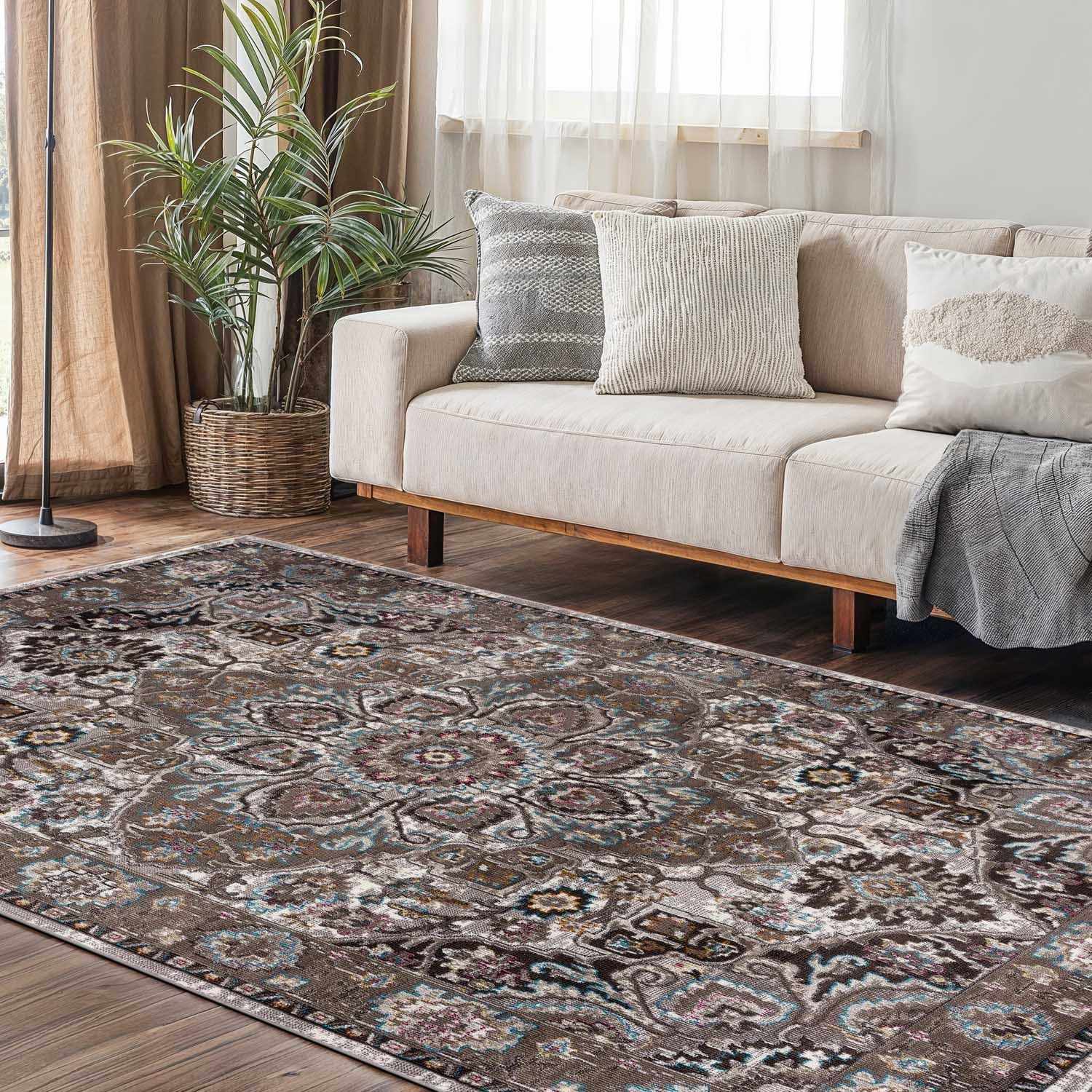 Mardin Brown Area Rug - Clearance by Boutique Rugs