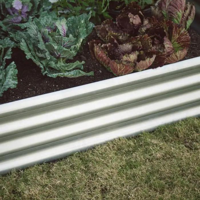Industrial Farmhouse Steel Raised Garden Bed Metal Planter with Lining by HomePacific