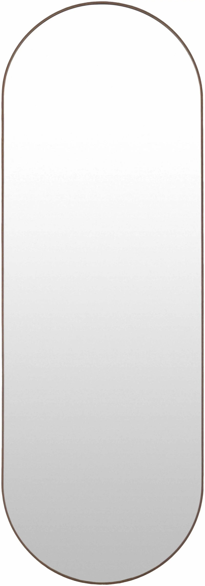 Marmelete Dark Brown Mirror by Boutique Rugs