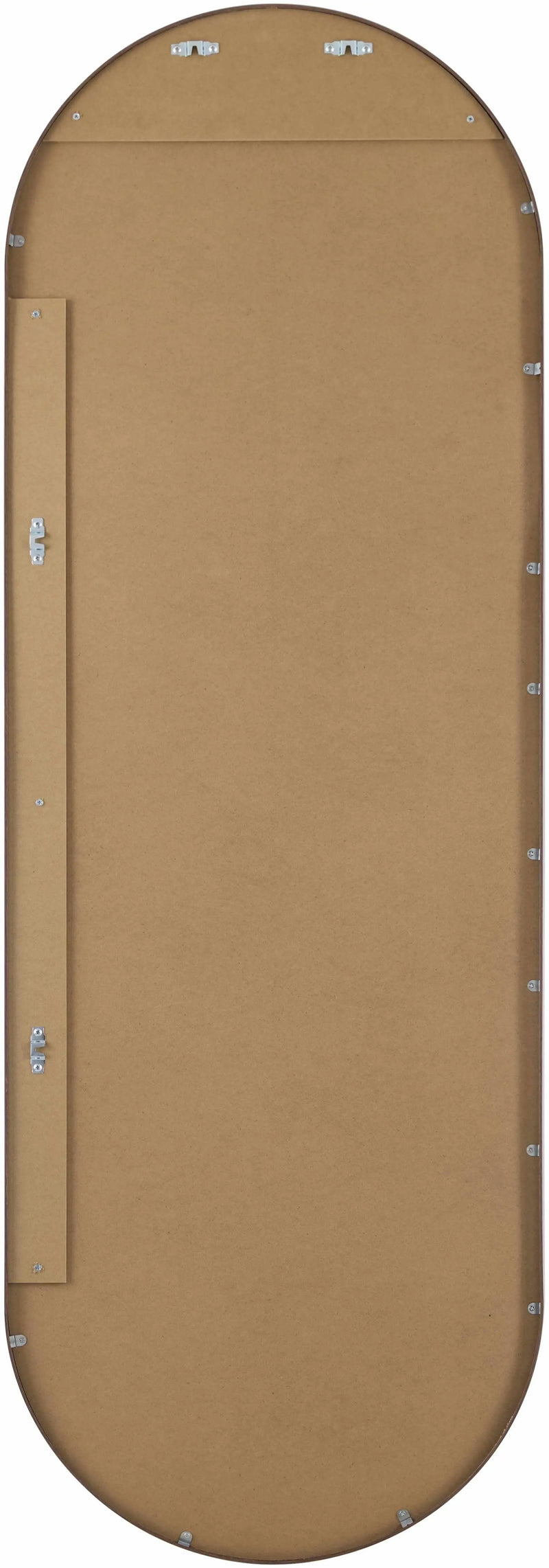 Marmelete Dark Brown Mirror by Boutique Rugs