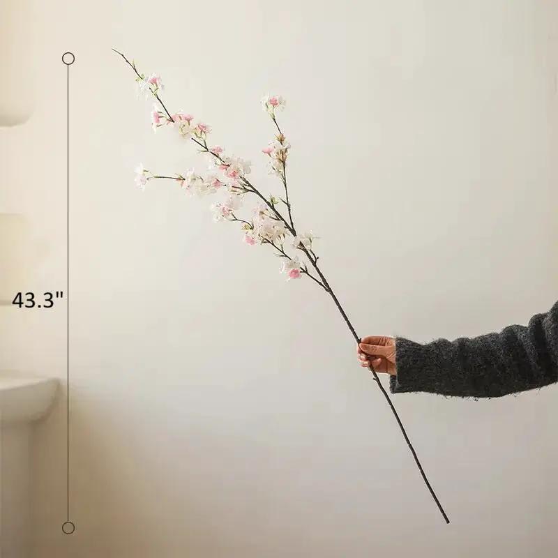 Blushing Cherry Blossom Branch 43.3" Tall by RusticReach