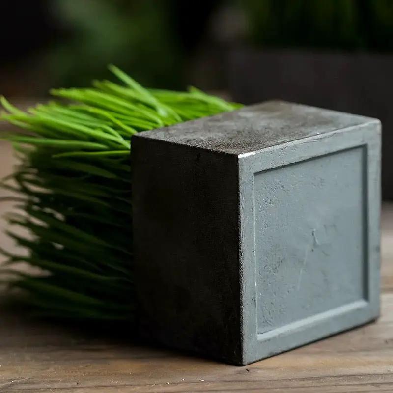 Faux Grass in Black Pot by RusticReach