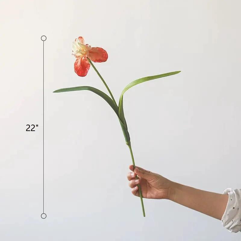 Silk Iris Flower 22" Tall by RusticReach