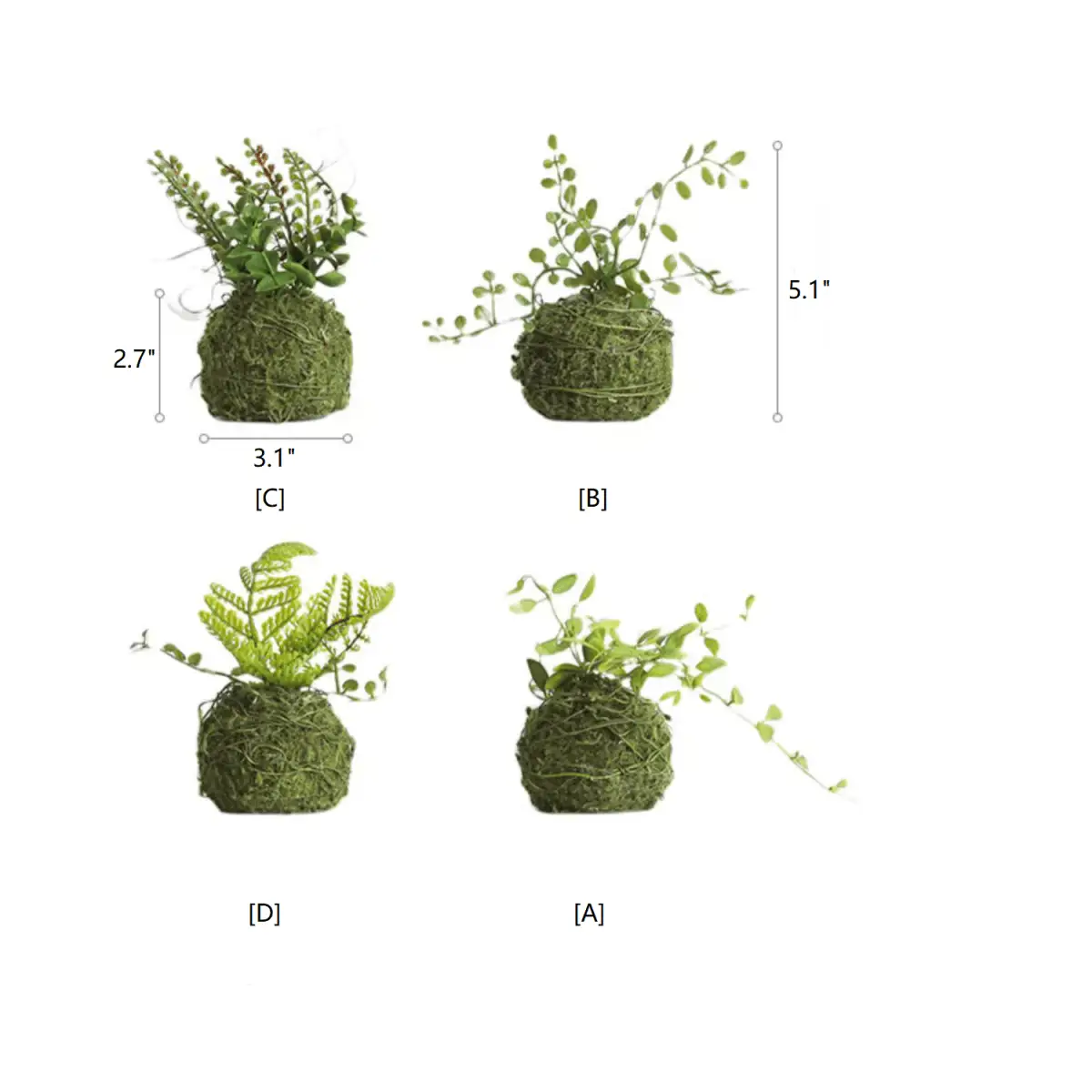 Mossy Meadow Foam Ball by RusticReach