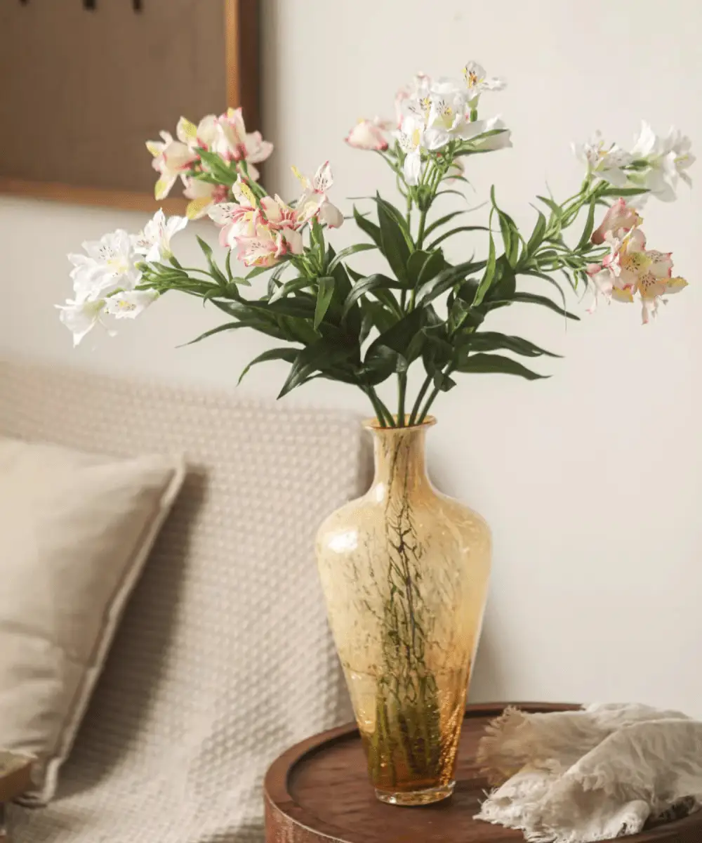 Artificial Peruvian Lily Stem 29.5" Tall by RusticReach