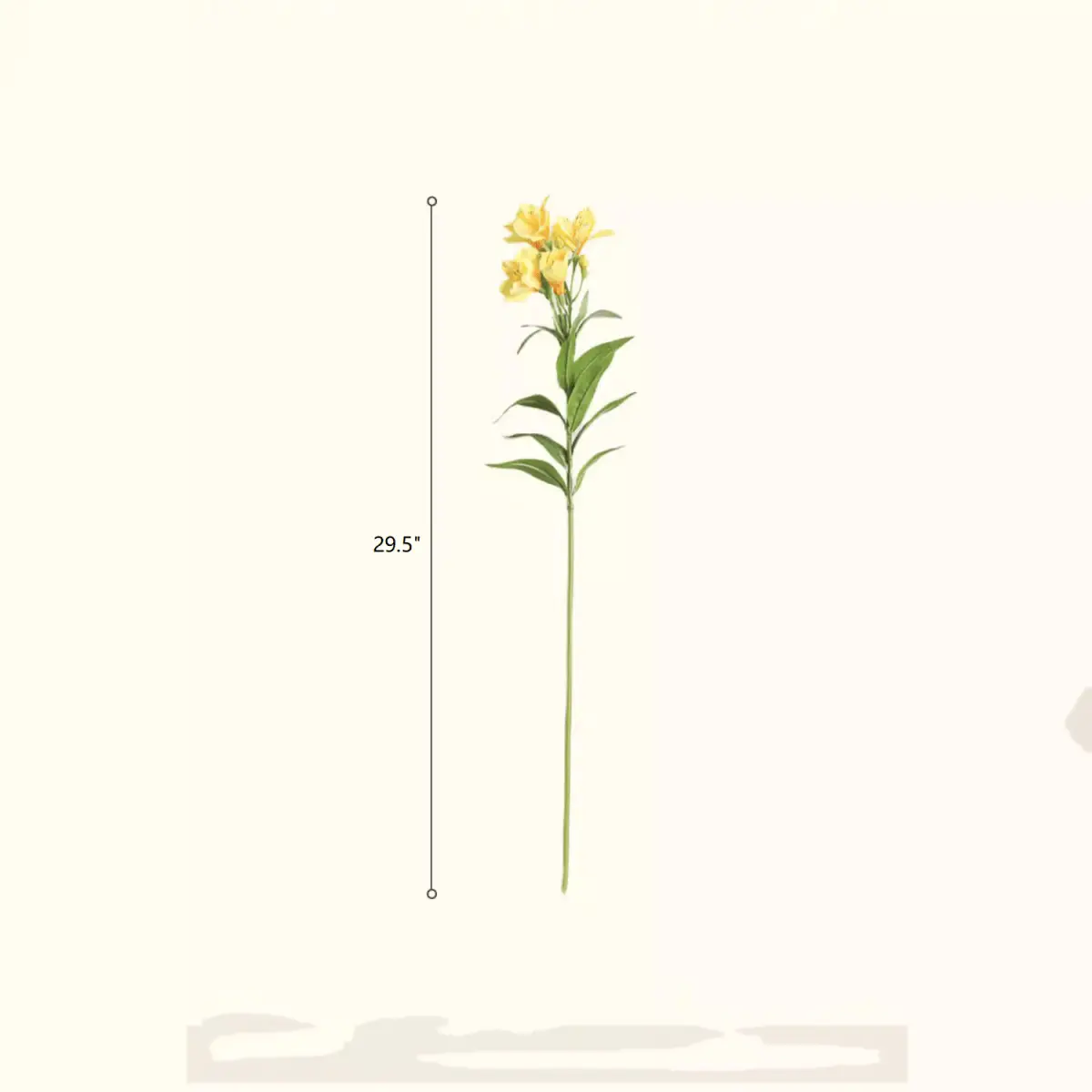 Artificial Peruvian Lily Stem 29.5" Tall by RusticReach