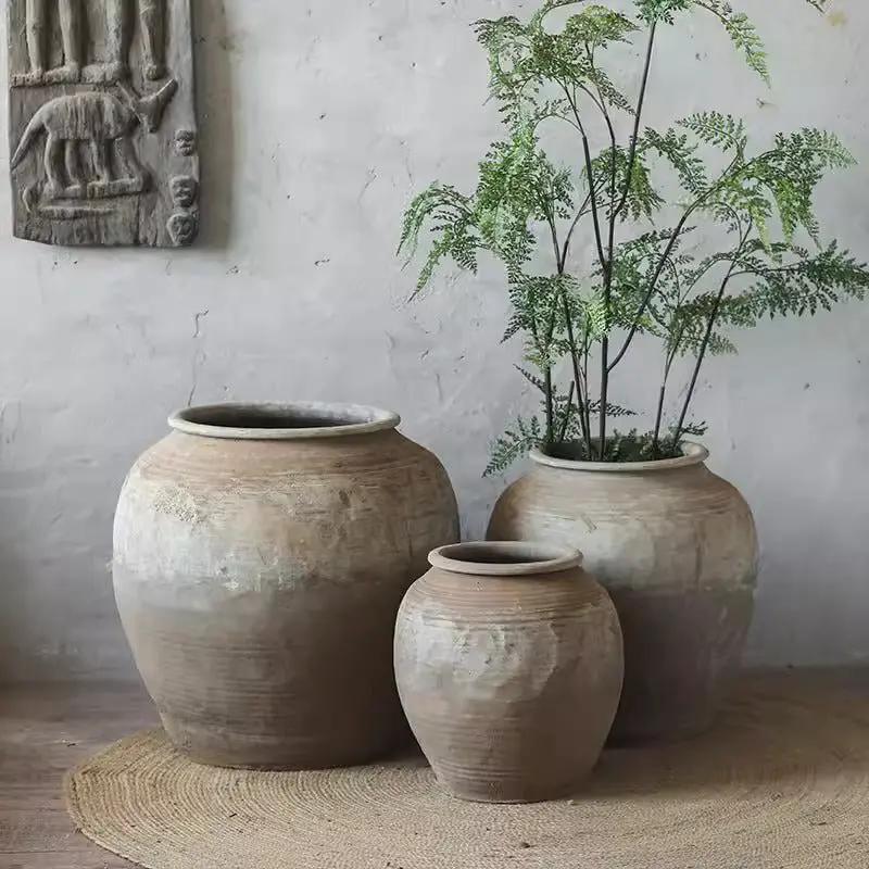 Round Earthenware Pot by RusticReach