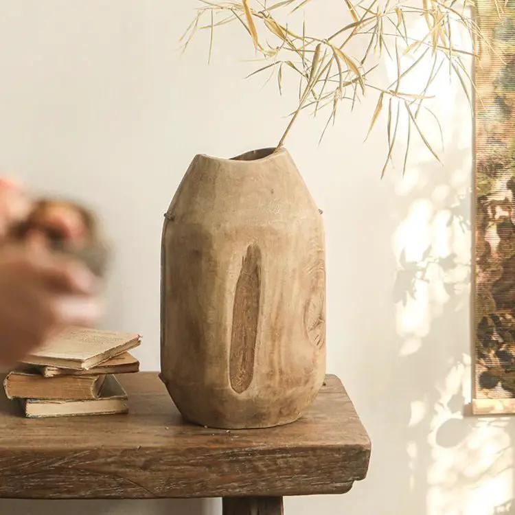Homestead Solid Wood Décor Vase by RusticReach
