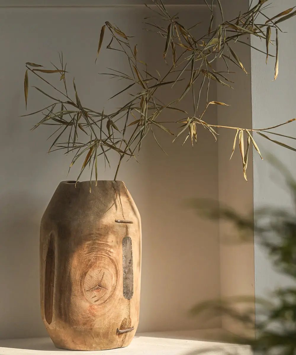 Homestead Solid Wood Décor Vase by RusticReach