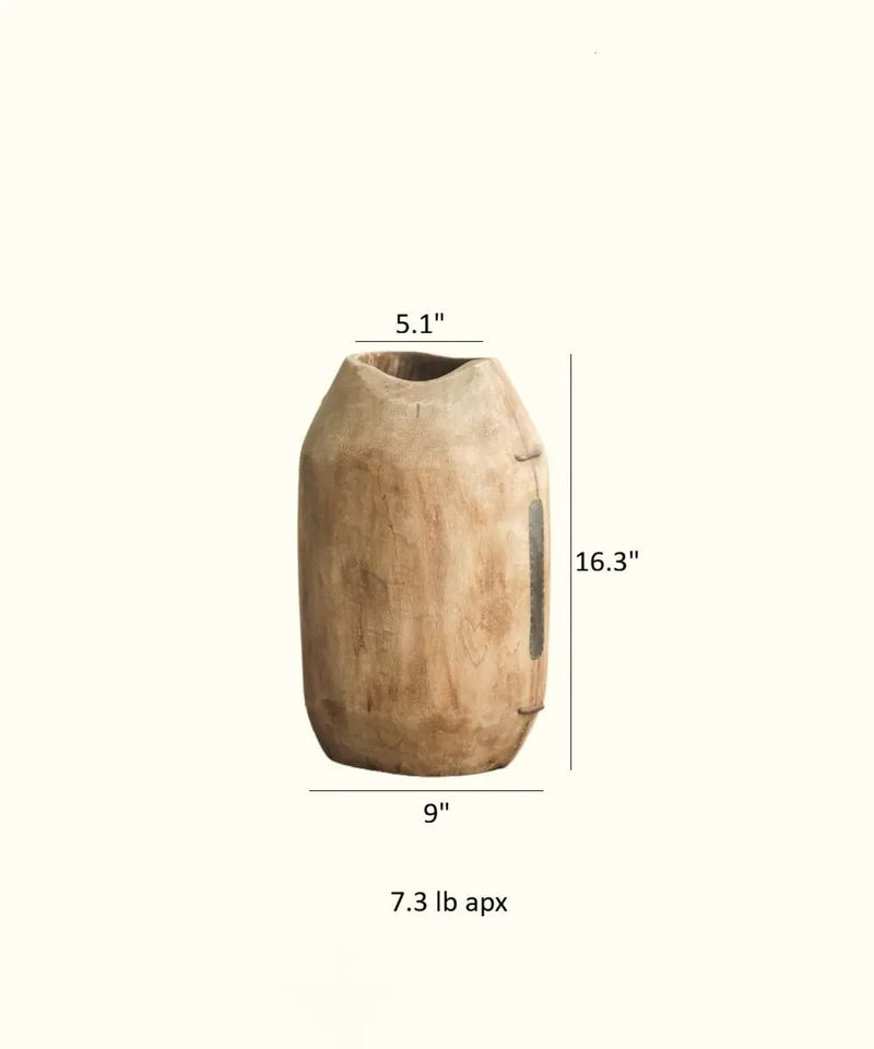 Homestead Solid Wood Décor Vase by RusticReach