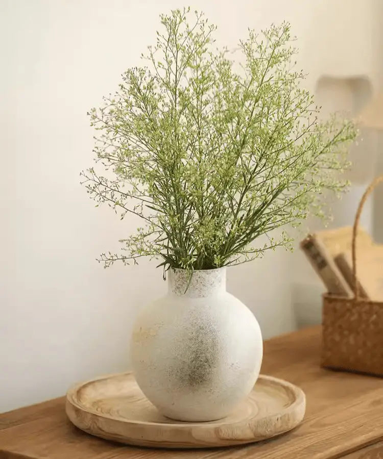 Watertight Coarse Round-Body Ceramic Vase by RusticReach