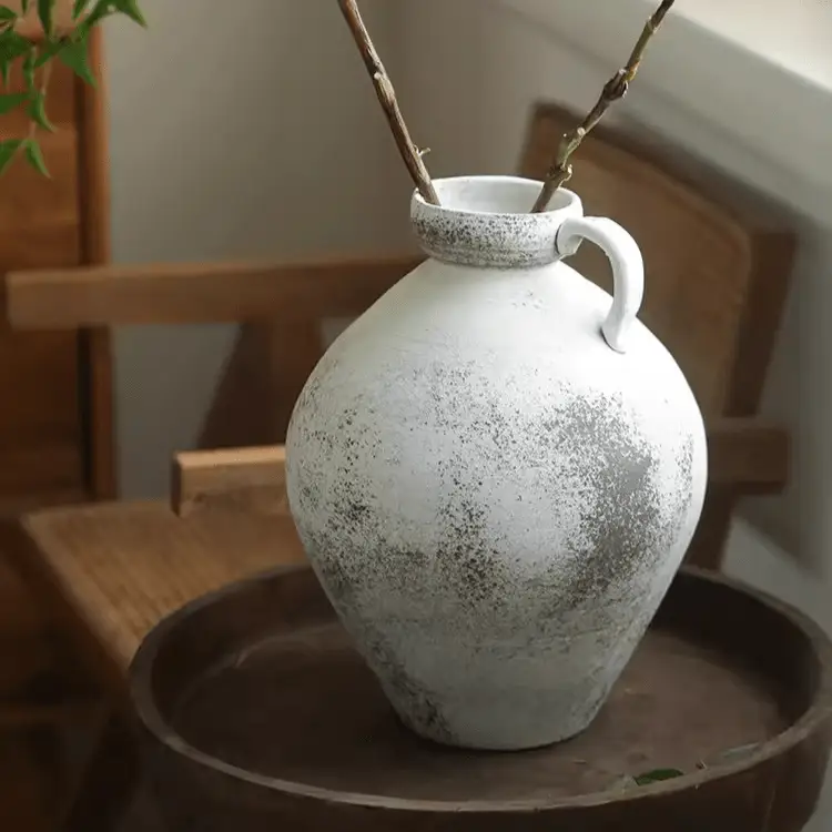 Watertight One Handle Pottery Vase by RusticReach