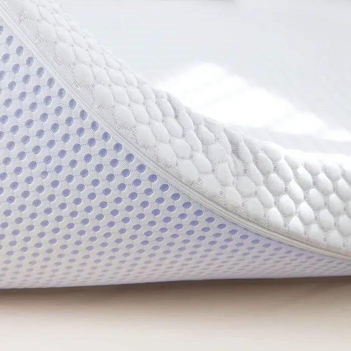 Full size 3-inch Memory Foam Mattress Topper with Removeable Baffle Box Cover by HomePacific