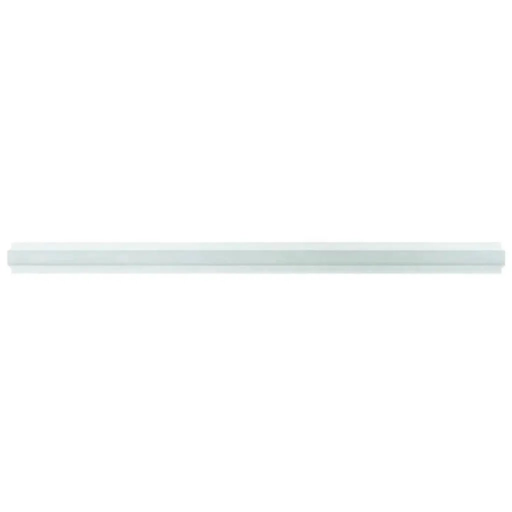 Snow White 0.8x12 Polished Thassos Pencil Marble Tile Trim (10 pack, 0.667 sq ft/case) by Apollo Tile