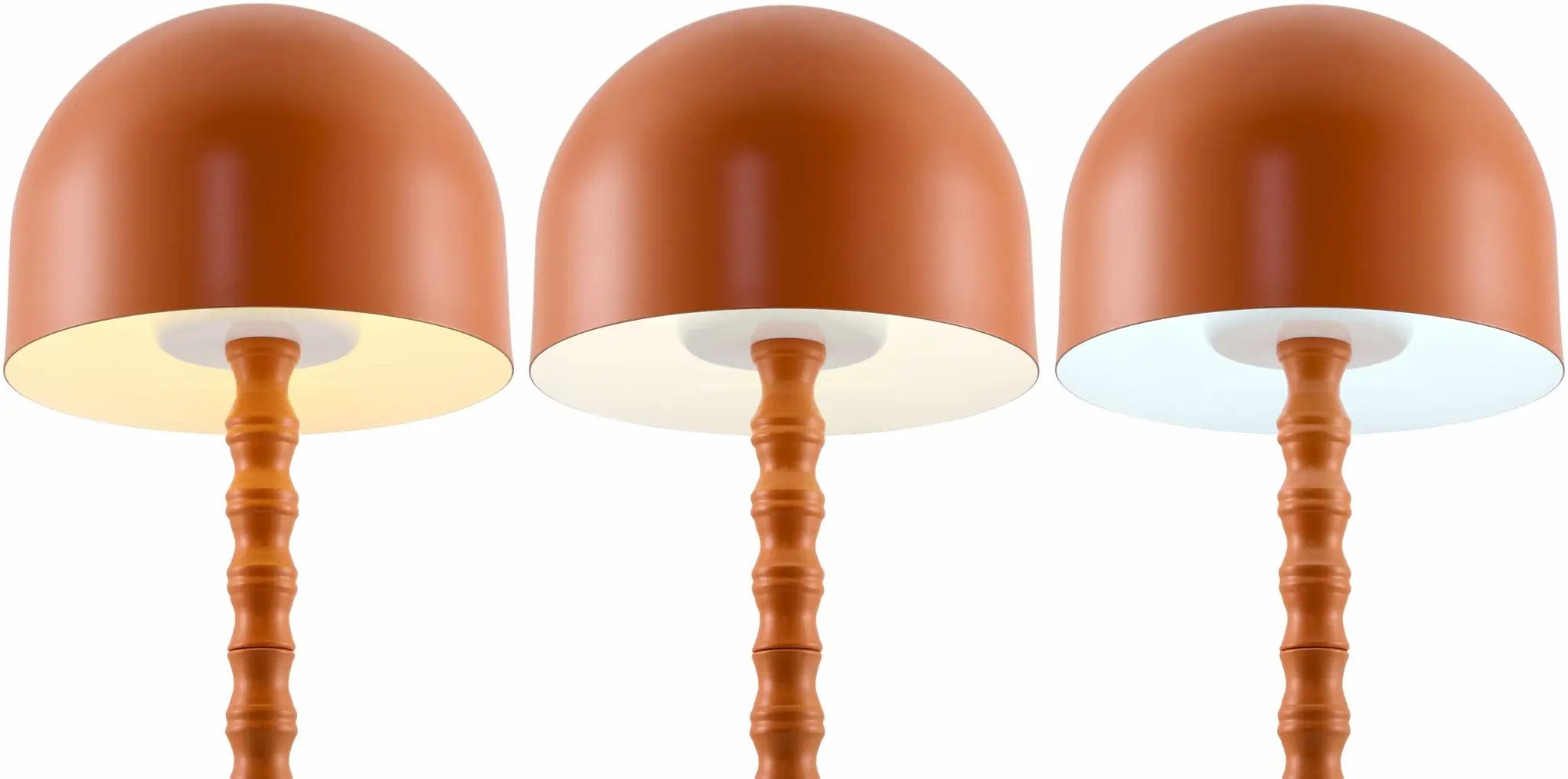 Magdagachi Orange Table Lamp by Boutique Rugs