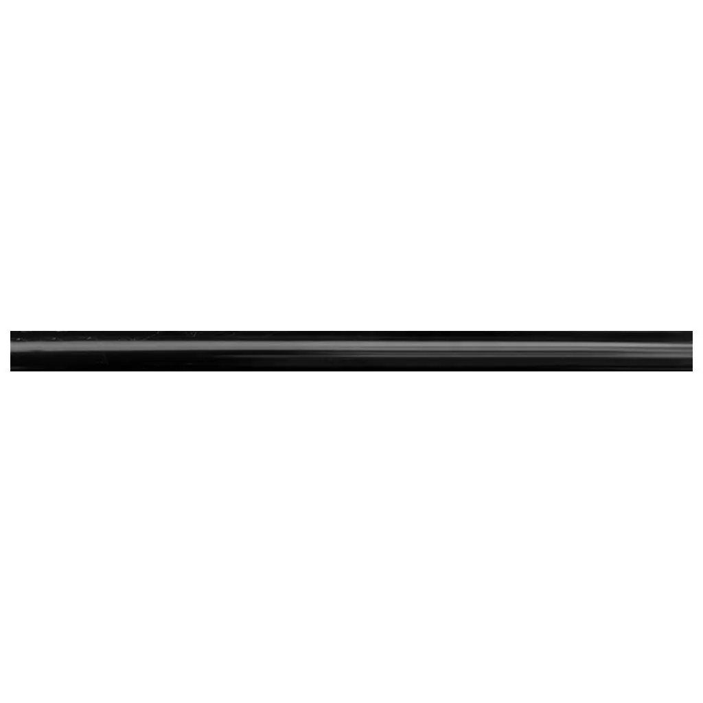 Eastern Black 0.5x12 Polished Pencil Marble Tile Trim (10 pack, 0.5 sq ft/case) by Apollo Tile