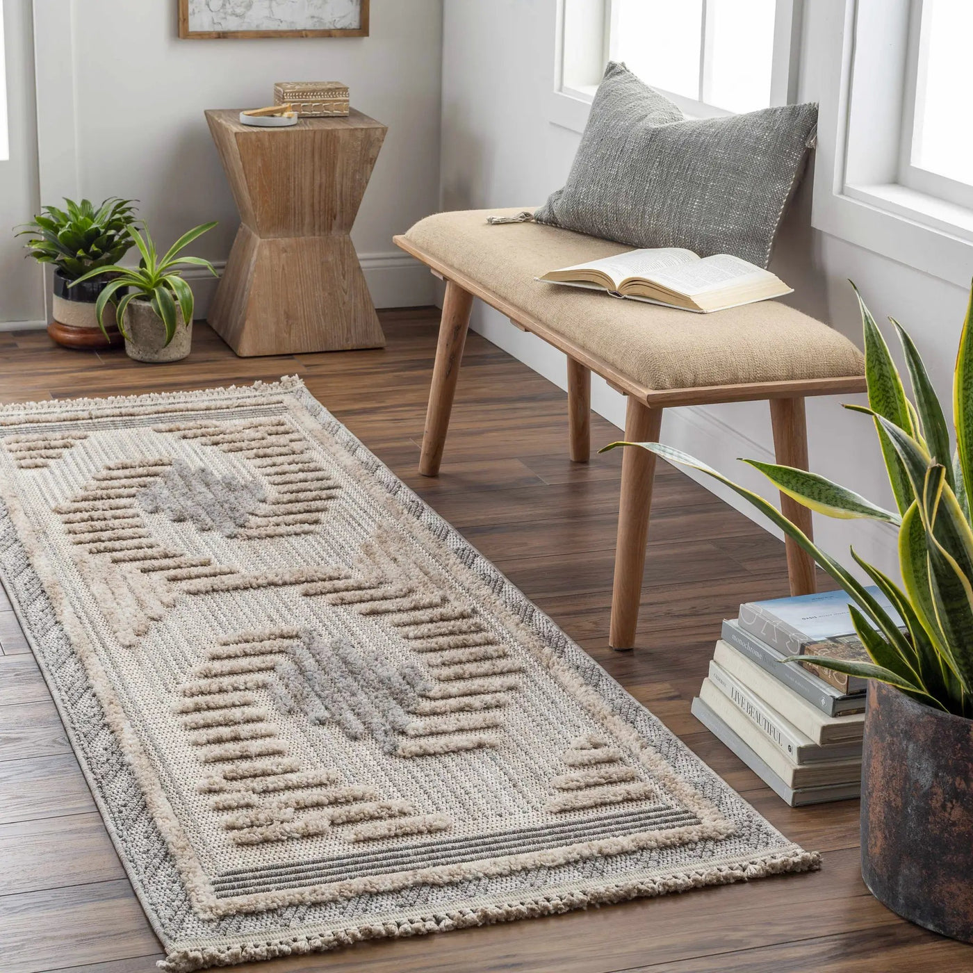 Muricay High-Low Rustic Rug - Clearance by Boutique Rugs
