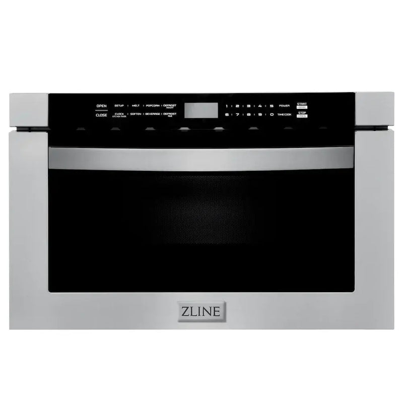 ZLINE Kitchen Package Refrigerator, Range , Range Hood , Microwave, Dishwasher 5KPR-RARH36-MWDWV by Farmhouse Kitchen and Bath