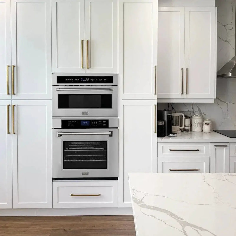 ZLINE 30" Oven ASW30 & Microwave MWO30 Bundle, 2KP-MW30-AWS30 by Farmhouse Kitchen and Bath