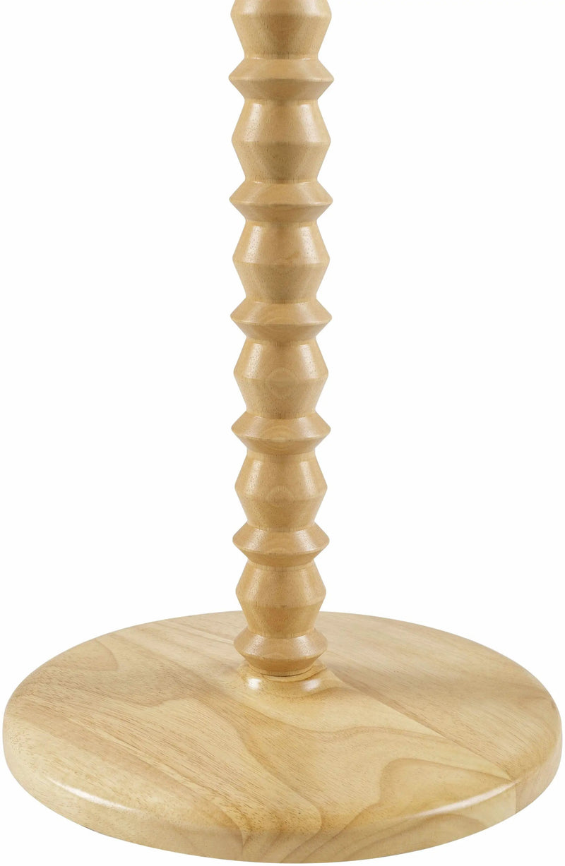Motozintla Cream Wood Floor Lamp by Boutique Rugs