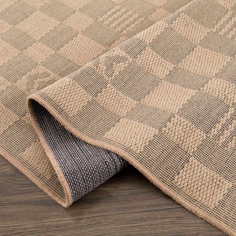 Nairi Checkered Washable Jute Rug by Boutique Rugs
