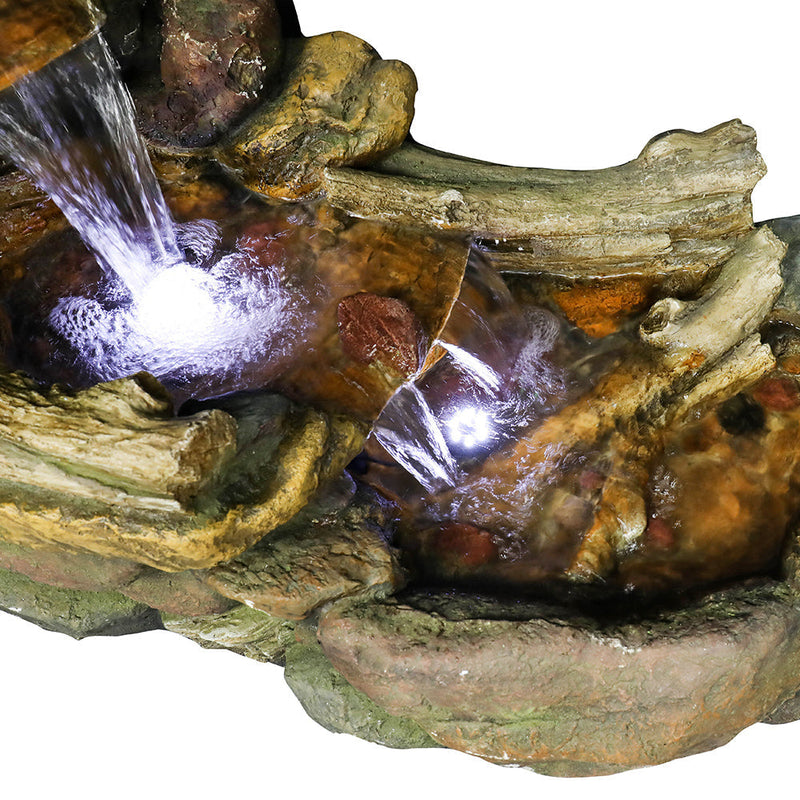 Resin Driftwood Creek Horizontal Outdoor Fountain 39 in, photo 11 of 11