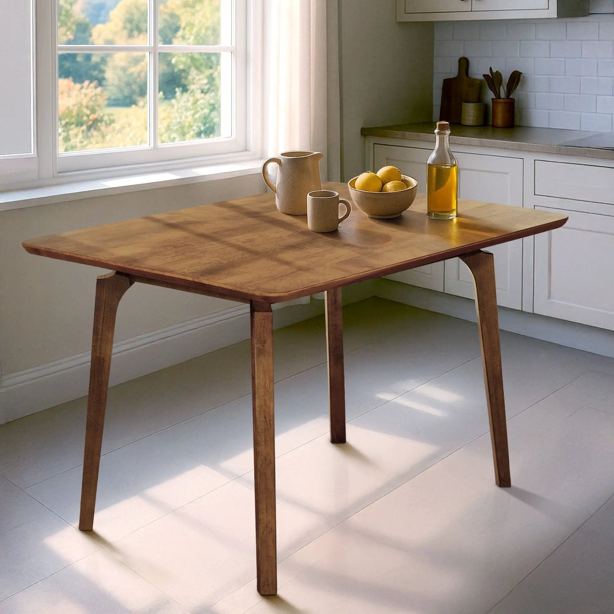 Verve 48 inches Solid Wood Dining Table by Megsu