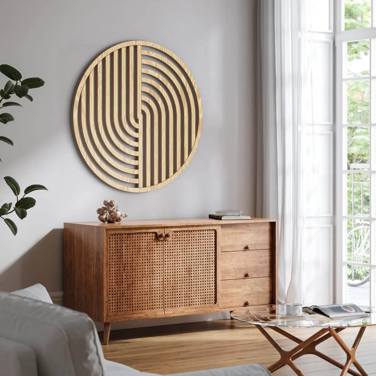 Geometric Mono 01 - wall decor by VARBROS